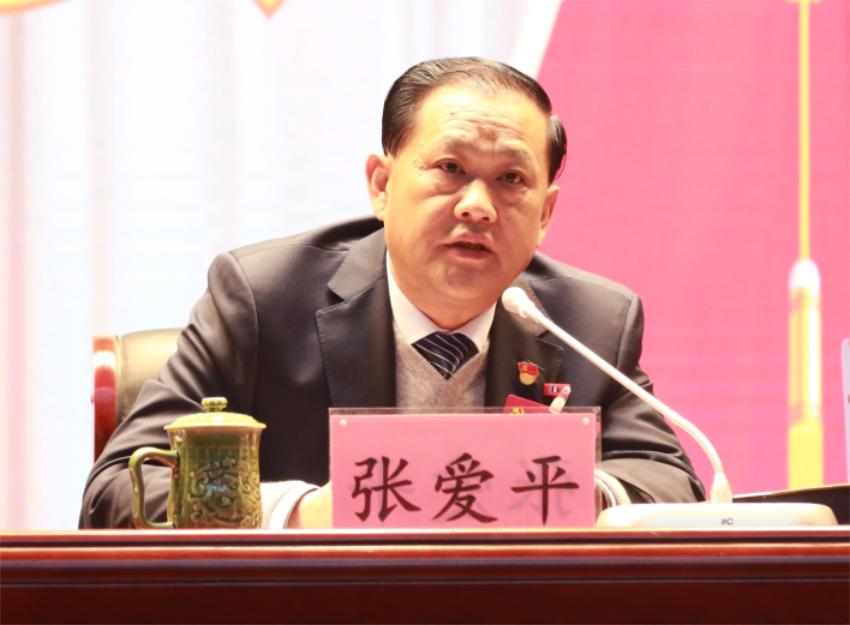 张爱平同志宣读中共赢博线上平台,赢博（中国）第一届党委成员分工及纪委成员分工